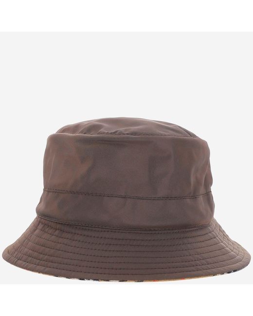Grevi Brown Reversible Bucket Hat