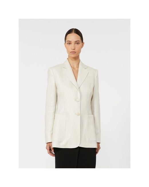 Max Mara White Mxmvolonta Jacket