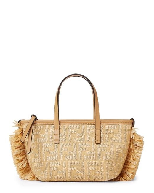 Fendi Natural Mini "roll" Bag
