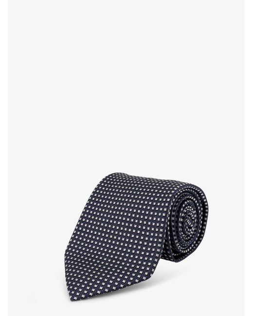Men's Blue Silk Tie
