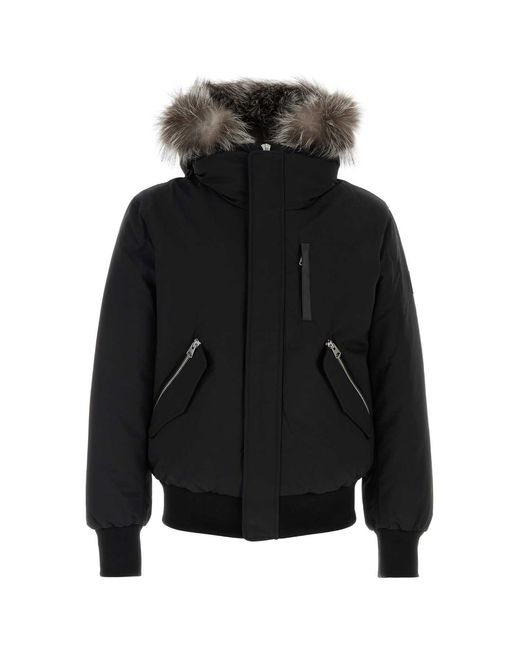 Men's Black Coats & Jackets