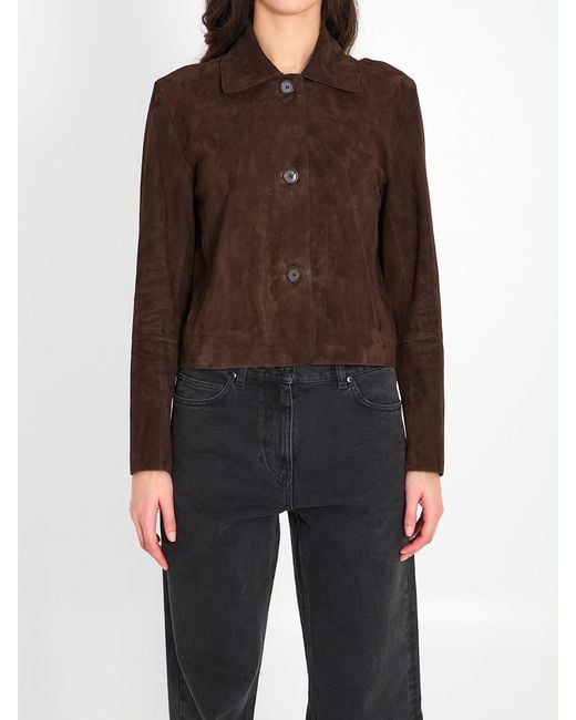 Arma Black Emy Suede Jacket