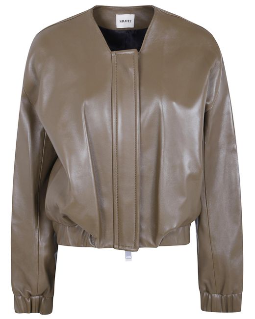 Khaite Gray "Cordan" Jacket
