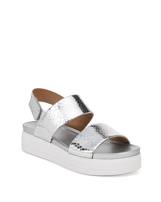 franco sarto kenan leather platform sandals