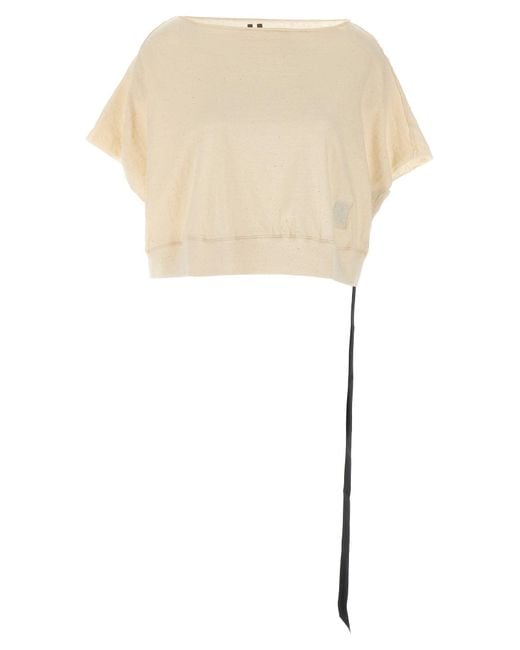 Rick Owens White 'Dagger' Top
