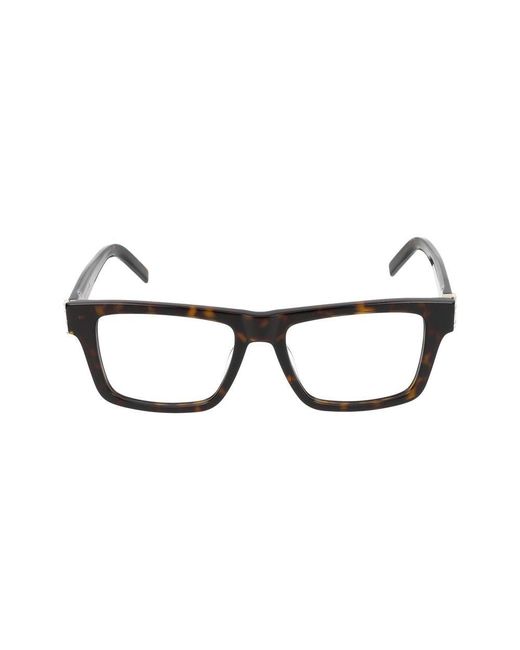 Saint Laurent Black Eyeglasses for men