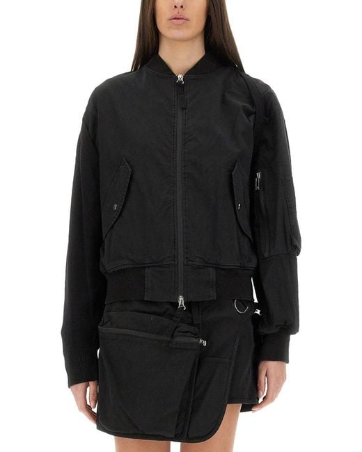 Helmut Lang Black Ma1" Bomber