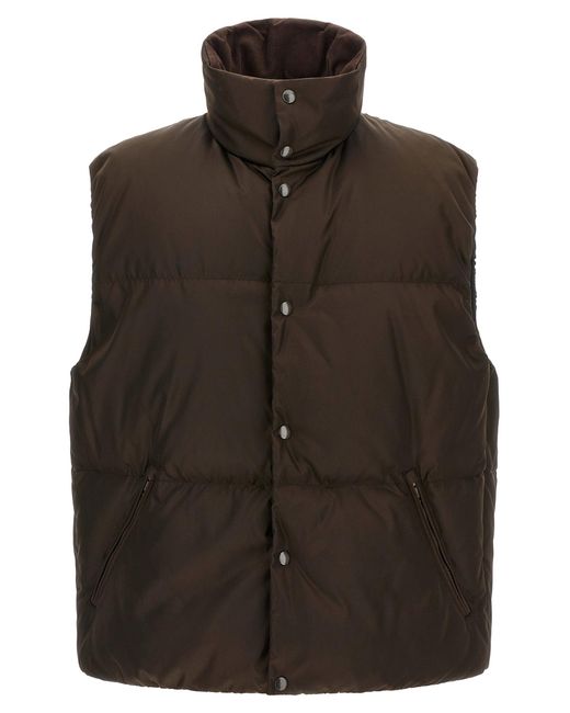Men's Brown Re-Nylon Vest