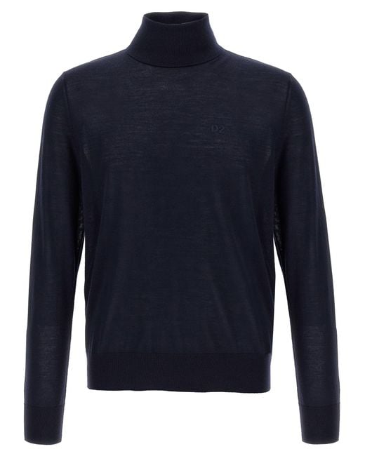 DSquared² Blue ² Virgin Wool Cardigan for men