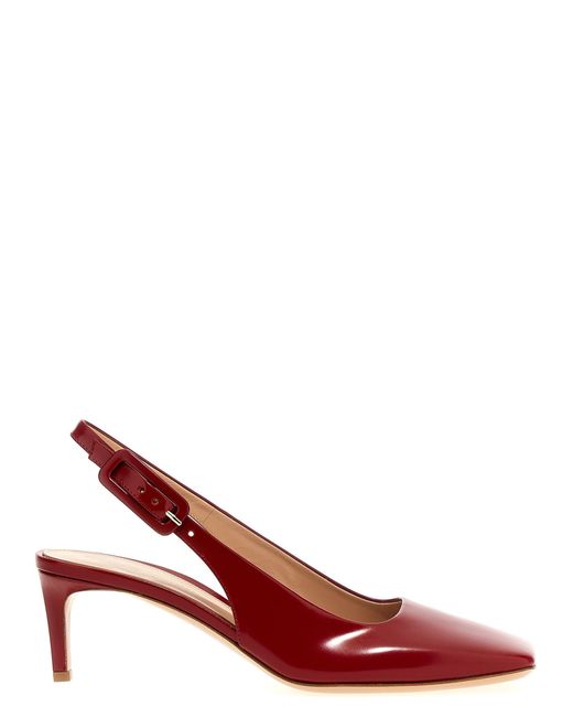 Gianvito Rossi Red 'Ric' Slingbacks