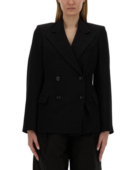 Maison Margiela Black Double-Breasted Jacket