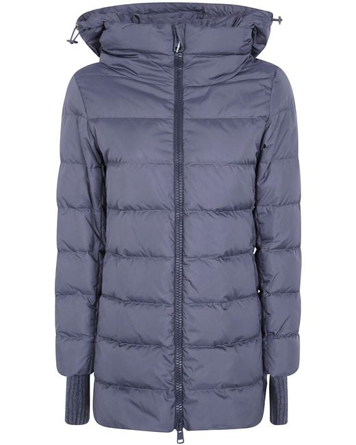 Herno Blue A-Shape Chamonix Jacket