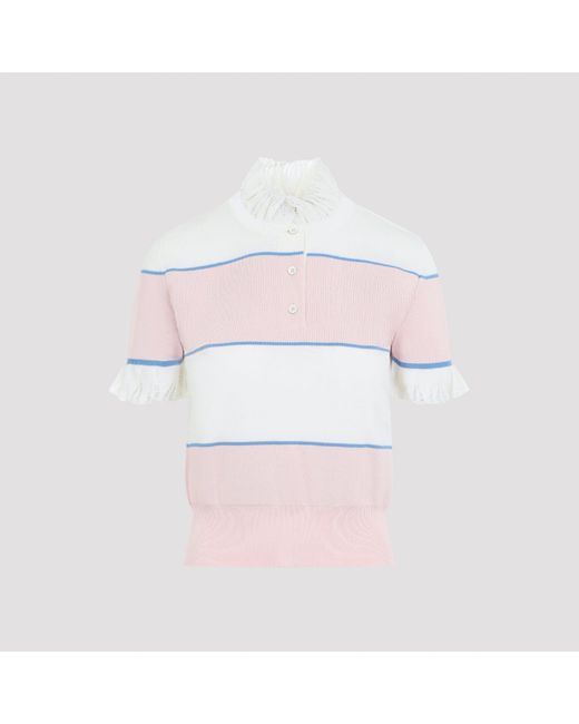 McQueen Pink Stripe Top