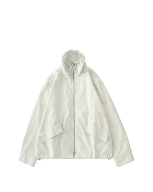 Studio Nicholson White "Zip Thru" Jacket