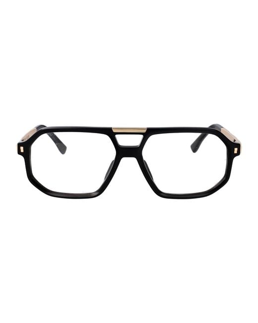 DSquared² Black Acetate Glasses for men