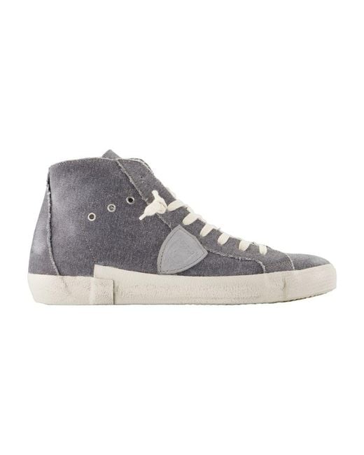 Philippe Model Gray Sneakers for men