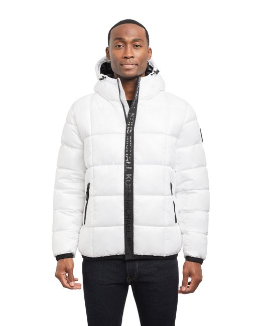 michael kors shiny puffer jacket