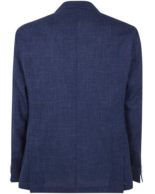 Barba Napoli Blue "Bactive Mono" Jacket for men