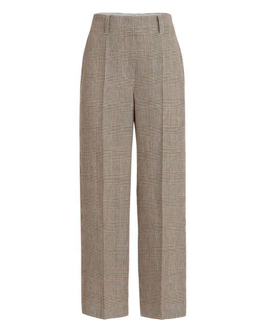 Brunello Cucinelli Gray Linen Cotton Trousers