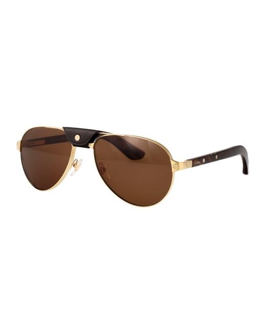 Cartier Brown Sunglasses for men