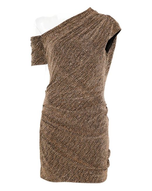 IRO Brown Dresses Golden