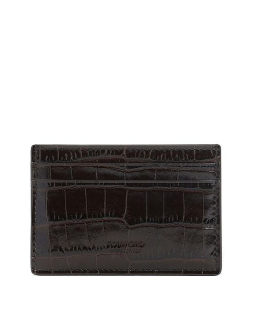 Tom Ford Black Card Holder for men