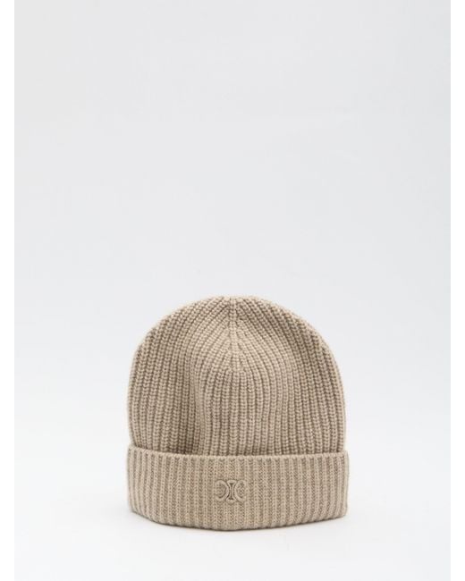 Céline Natural Triomphe Beanie