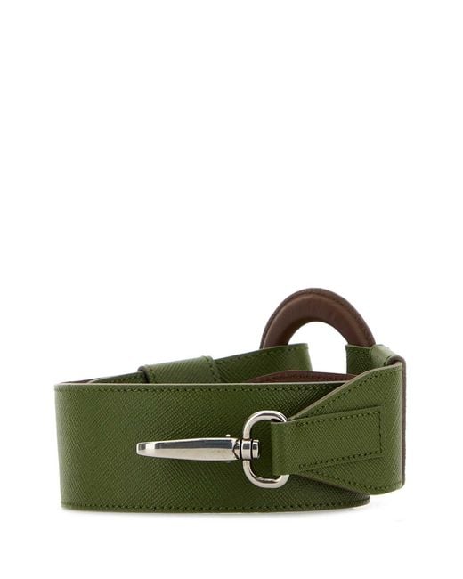 Prada Green Pistachio Leather Shoulder Strap for men