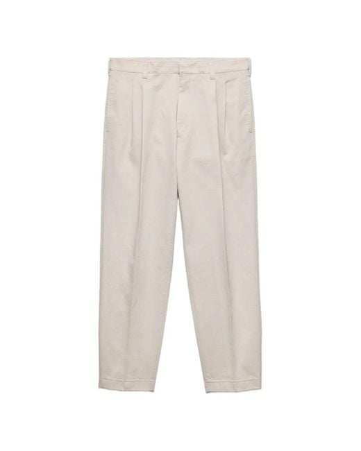 Prada White Pantalone for men