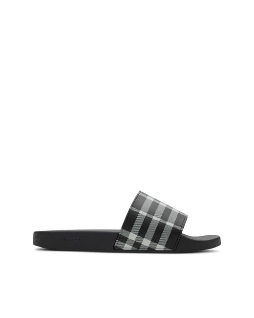 Burberry Black Flip-Flops & Slides for men