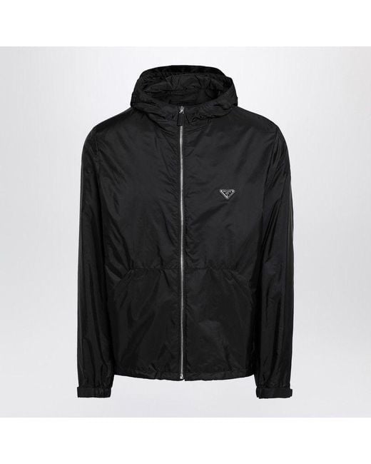 Prada Black Renylon Jacket for men