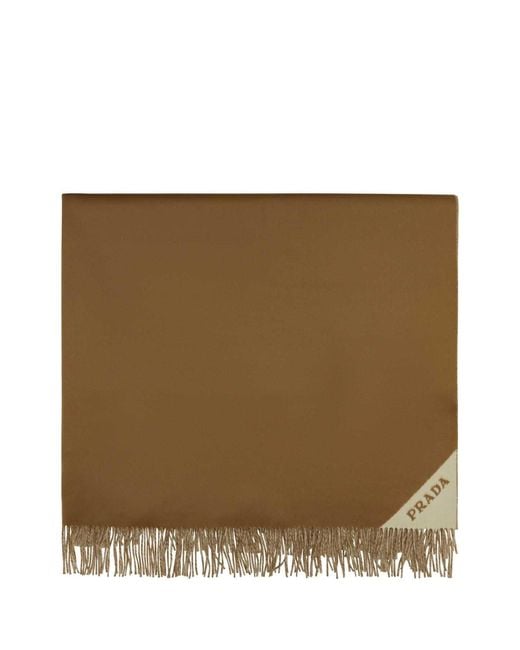 Prada Brown Camel Cashmere Blanket
