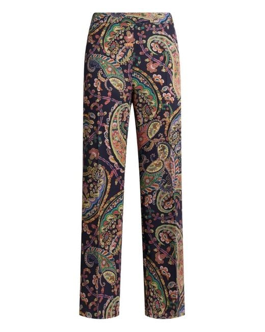 Etro Gray Bootcut Trousers