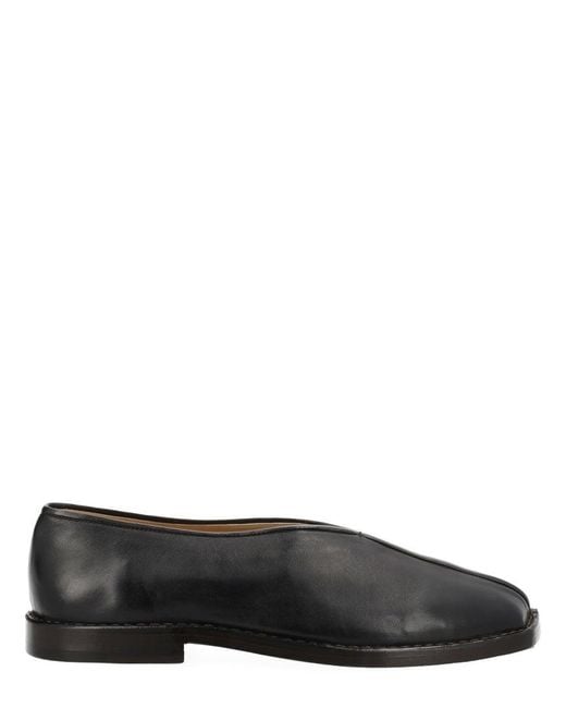 Lemaire Black Cowhide Flats
