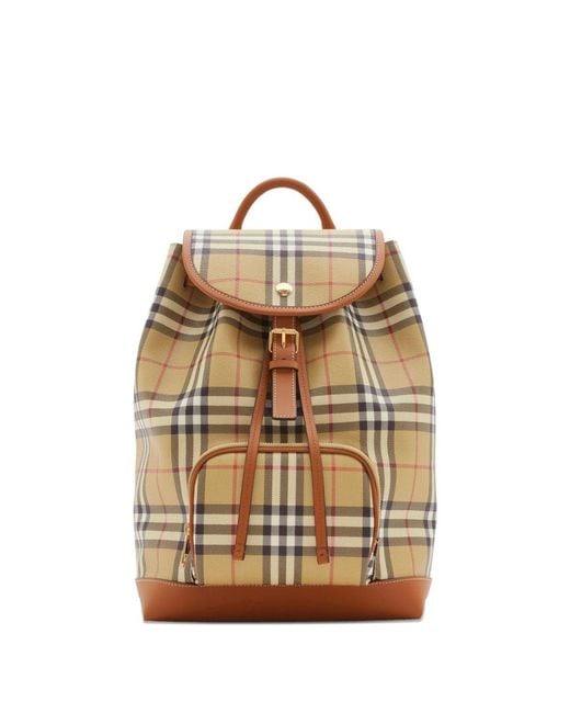 Burberry Natural Check Backpack