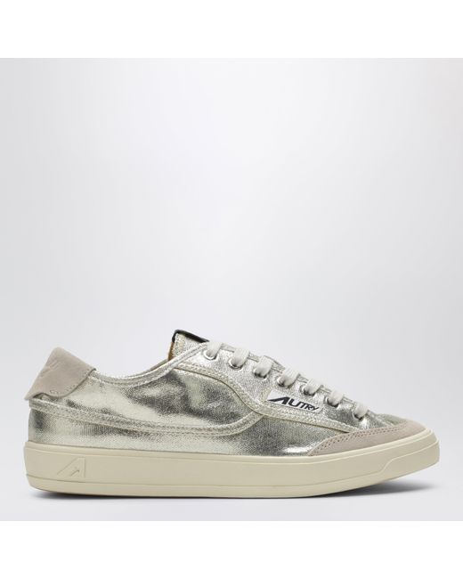 Women's White Windscape Low Platinum Sneakers