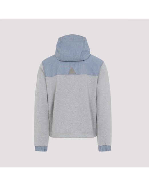 Moncler Blue Zip Up Jacket for men