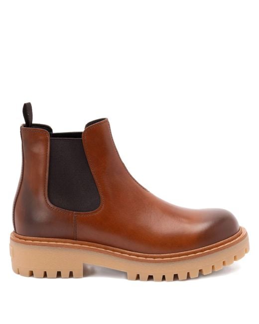 Prada Brown Ankle Boots for men