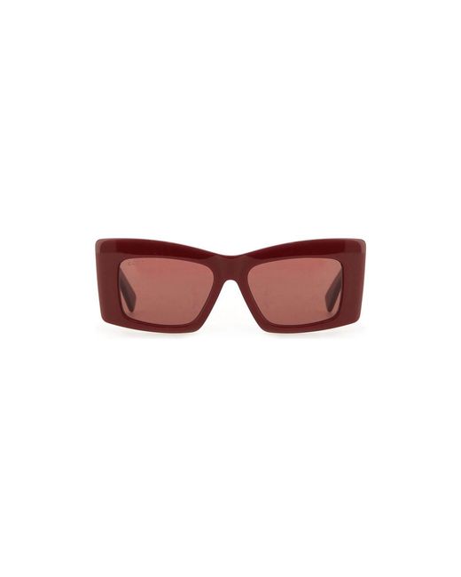 Gucci Red Square Sunglasses