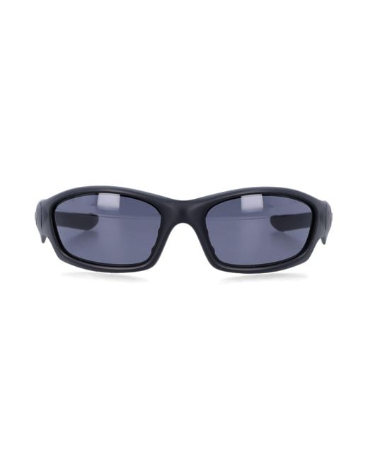 Men's Blue Straight Jacket Sunglasses