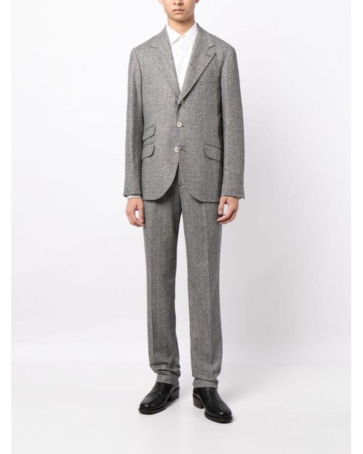 Brunello Cucinelli Gray Suit Mq423Ldwh_C002 for men