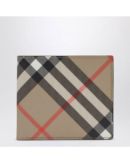 Burberry Metallic Checkpattern Wallet for men