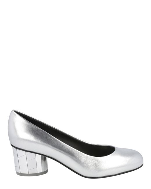 Ferragamo Metallic Farrah Pumps