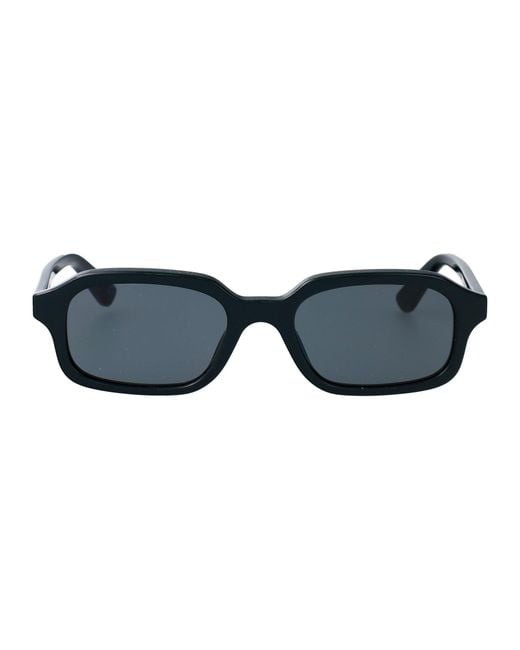 McQueen Blue Acetate Sunglasses for men