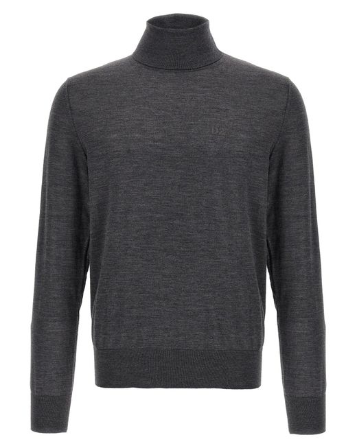 DSquared² Gray D2' Turtleneck Sweater for men