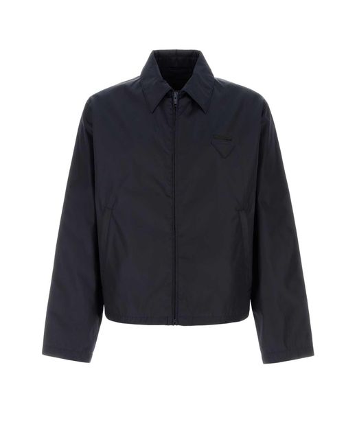 Prada Navy Blue Re-nylon Jacket