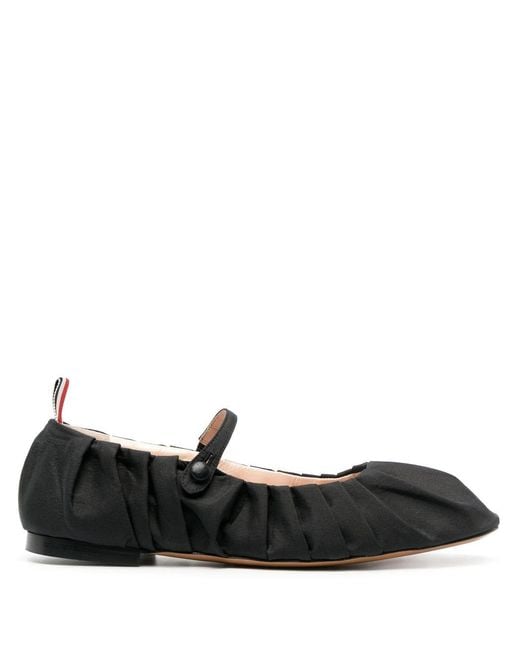 Thom Browne Black Flat Shoes