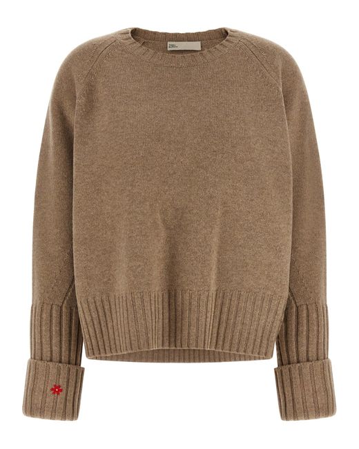 Tory Burch Brown Wool Sweater