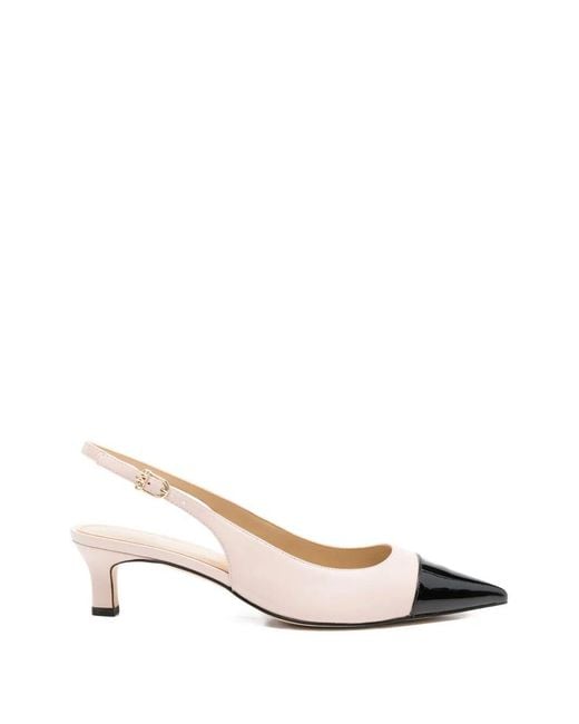MICHAEL Michael Kors Natural "Amara" Toe Cap Sling Pump T. 045
