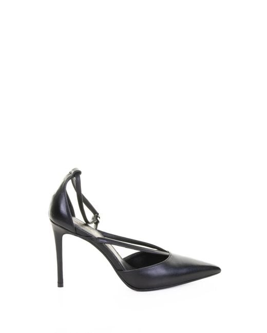 Chantal White Nappa Leather Pump